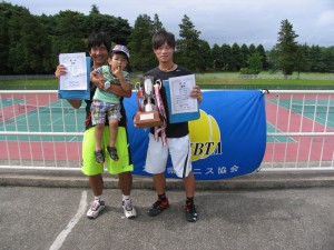 男子優勝　穐山、岡村